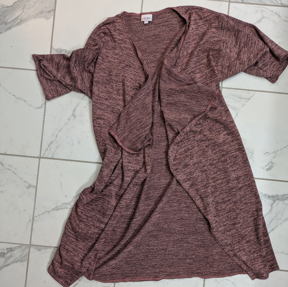 Lularoe Shirley Pink Marled Sweater